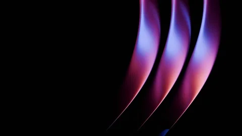 Abstract 4K Motion Graphics Loop Serene Blue Purple and Pink Metallic Waves.. 動画素材 335671186