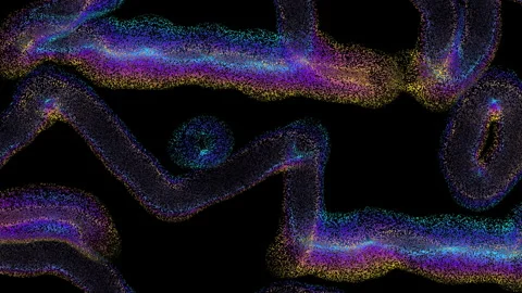 Abstract 4k seamless VJ loop background Stock Footage 323140211