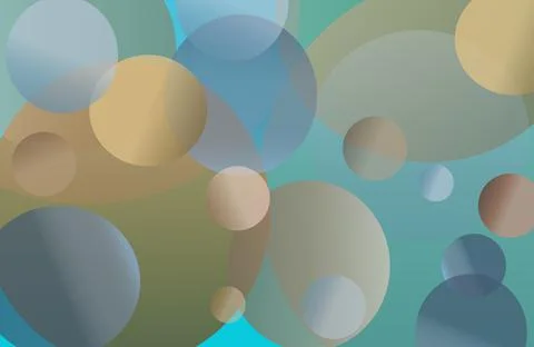 Abstract 8 light planets Illustrazione stock