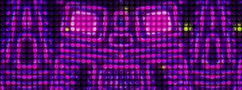 Abstract 80's disco vhs pattern Stock Footage 214836701