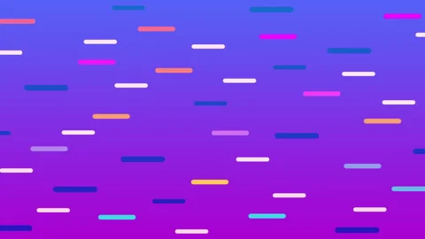 Abstract 80s style background with moving colourful lines Stock Footage 152660767