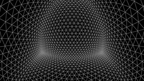 Abstract 80s styled computer background. Sci-fi architecture interior with retro Stock Illustration