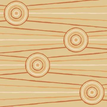 Abstract Aboriginal line painting in vector format. Illustrazione stock