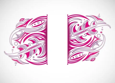 Abstract abstract shape. Stock Illustration