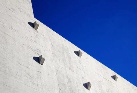 Abstract abutment wall sky Stock Photos