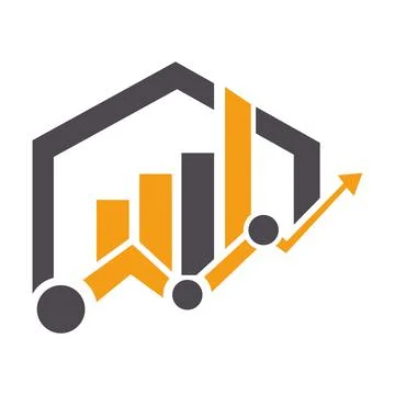 Abstract accounting logo template with creative gradient style Premium Vector Pr Stock Illustration