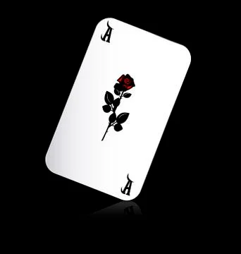 Abstract ace flower Stock Illustration