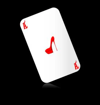 Abstract ace shoe Stock Illustration