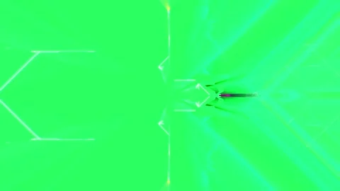 Abstract Acid Neon Wave Glitch Loop 1 Video stock 344112720