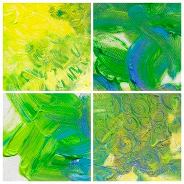 Abstract acrylic paint backgrounds Stock Illustration