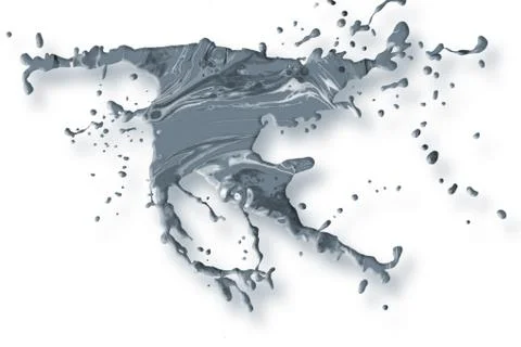 Abstract acrylic paint splash background Stock Illustration