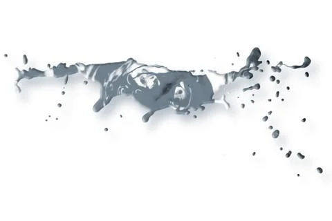 Abstract acrylic paint splash background Stock Illustration