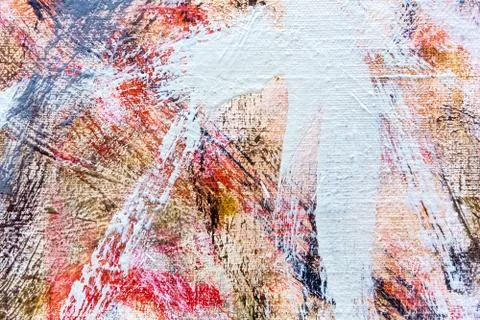 Abstract acrylic painted background Stock Illustration