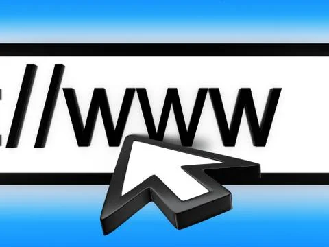 Abstract address line Stock Illustration