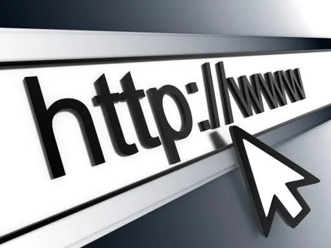 Abstract address line Stock-Illustration