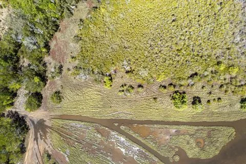 Abstract Aerial Landscape Pattern Stock Photos