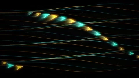 Abstract Aerodynamic Wind Tunnel Kinetic Flow 4K Seamless Loop Stock Footage 343698210