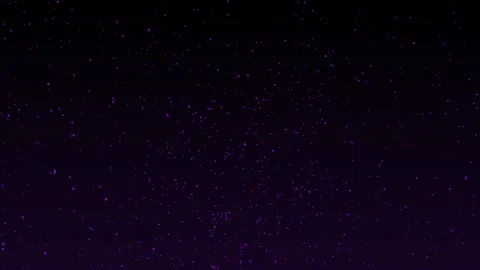 Abstract Aesthetic Falling Glowing Grid Particle Dots Purple Background 4K HD Stock Footage 294993395