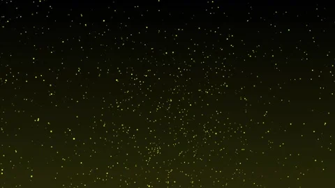 Abstract Aesthetic Falling Glowing Grid Particle Dots Yellow Background 4K HD Stock Footage 294993429