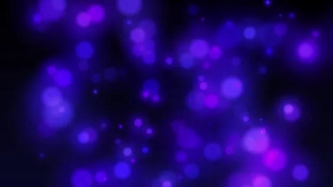 Abstract Aesthetic Glowing Blue Light Balls Particles Background Animation 4KHD Stock Footage 295021662