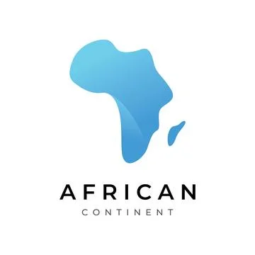 Abstract African continent map logo template design, africa travel and tour.. Stock Illustration