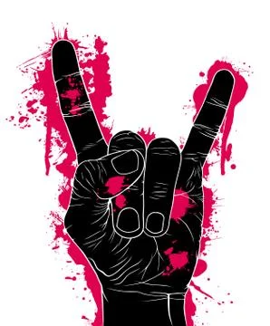 Abstract of aggression Stock Illustration