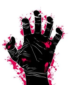 Abstract of aggression Stock Illustration