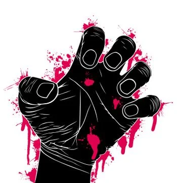 Abstract of aggression Illustrazione stock