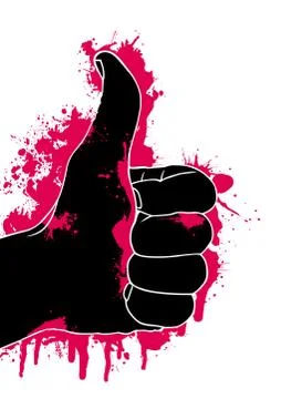 Abstract of aggression Stock Illustration