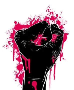 Abstract of aggression Stock Illustration