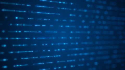 Abstract AI digital background with big data flow Illustration
