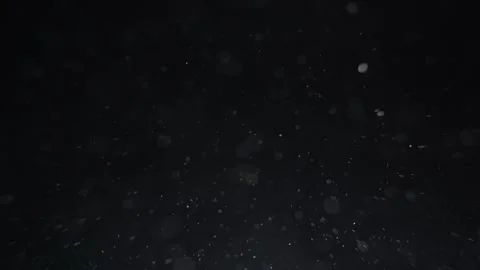 Abstract air bubbles and dust motion in the water isolated on black background 库存影片 272171383