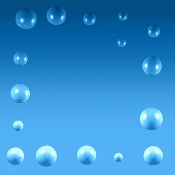Abstract air bubbles background blue gradient background and abstract air ... Stock Photos