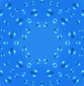 Abstract air bubbles pattern Illustrazione stock