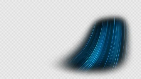 Abstract Air Flow Cooling Effect with Neon Blue Rays Icy Wind Motion Effect Stock Footage 319834139