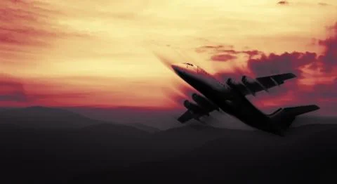 Abstract airplane Stock Photos