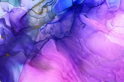Abstract alcohol ink background Stock Illustration