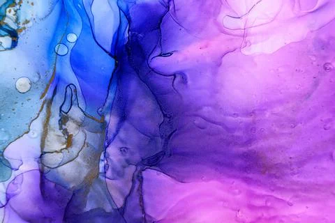 Abstract alcohol ink background Stock Illustration