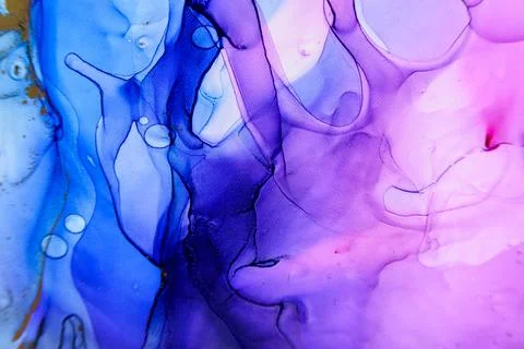 Abstract alcohol ink background Stock Illustration