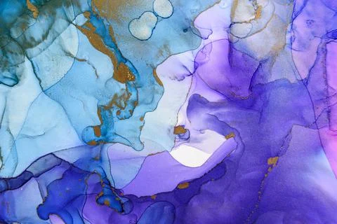 Abstract alcohol ink background Stock Illustration