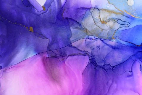 Abstract alcohol ink background Stock Illustration