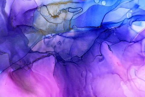 Abstract alcohol ink background Stock Illustration