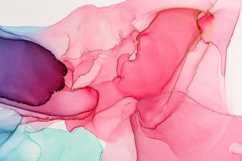 Abstract alcohol ink background Stock Illustration