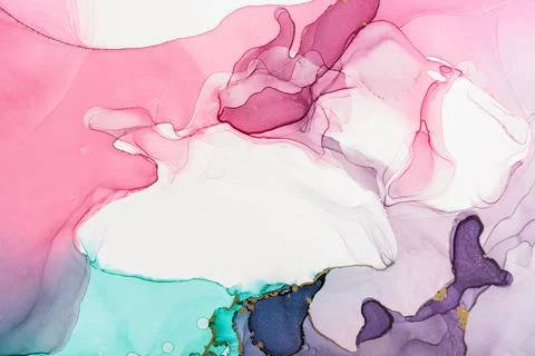 Abstract alcohol ink background Stock Illustration