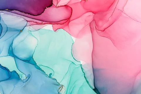 Abstract alcohol ink background Stock Illustration