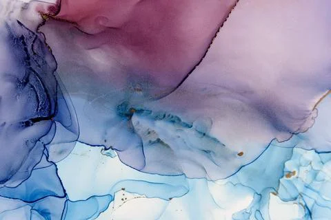 Abstract alcohol ink background Stock Photos