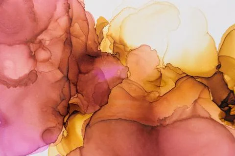 Abstract alcohol ink background Stock Photos