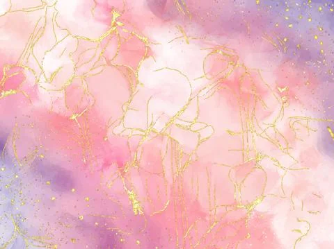 Abstract alcohol ink texture marble style background. Stock Illustration
