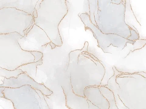 Abstract alcohol ink texture marble style background. Stock Illustration