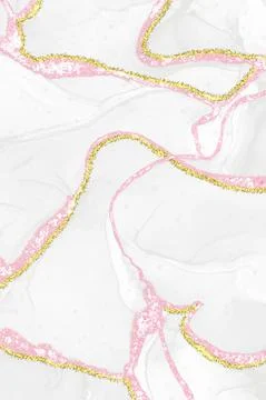 Abstract alcohol ink texture marble style background. Stock Illustration